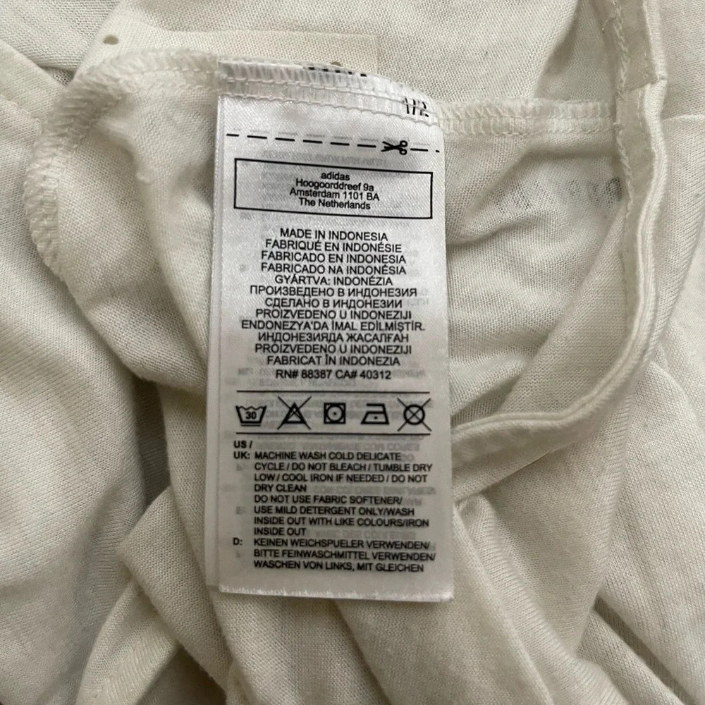 Women’s Adidas Karlie Kloss racerback Tank Top white Medium - Picture 4 of 4